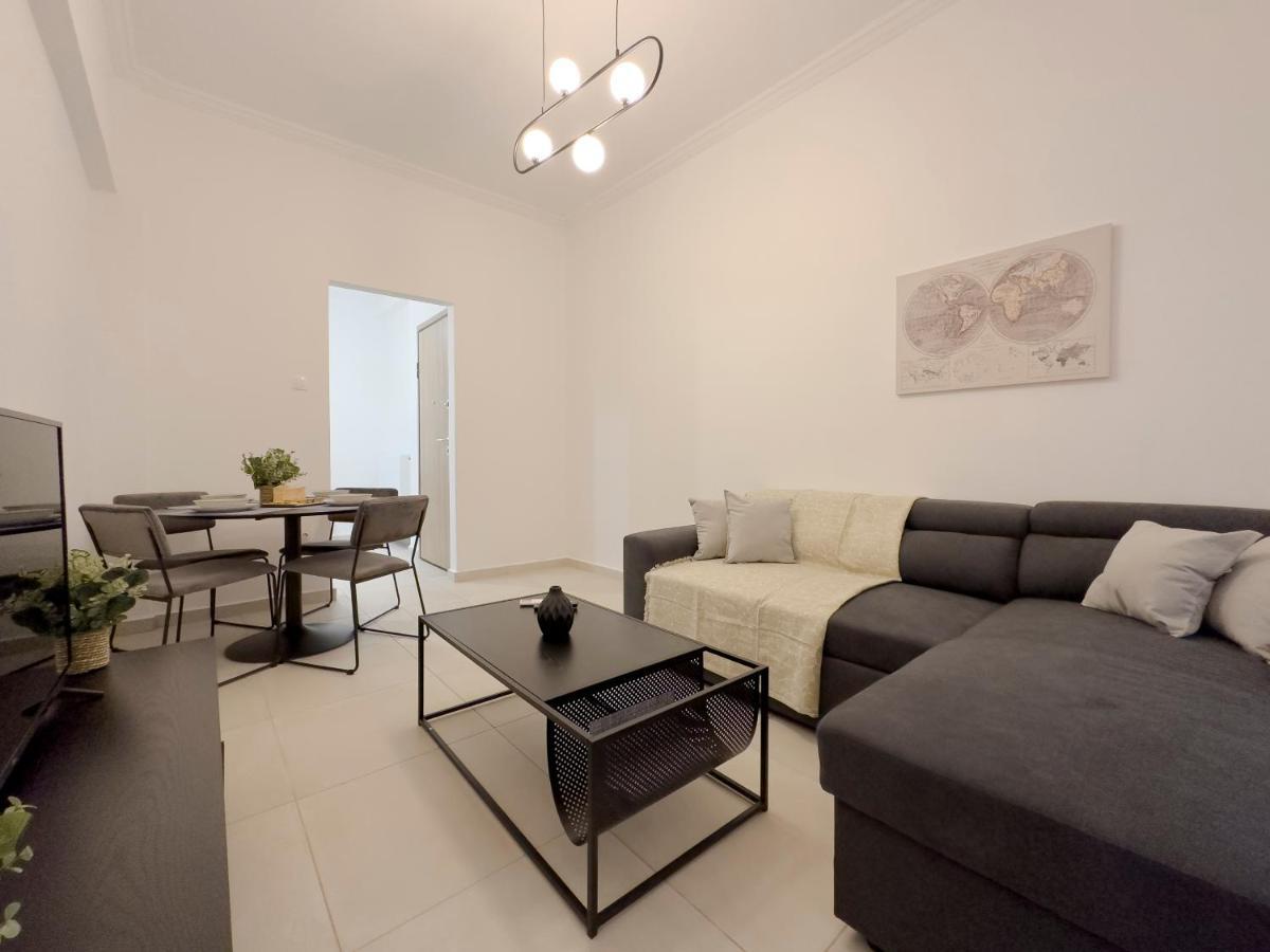Aventura Comfortable 90Sqm Apt In Kato Patisia Apartamento Atenas Exterior foto